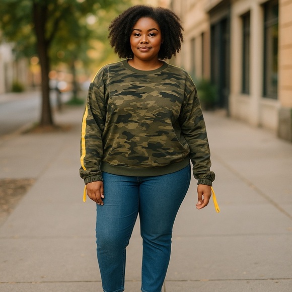 Women’s Camo Green Savage Sweater
New - Picture 2 of 8